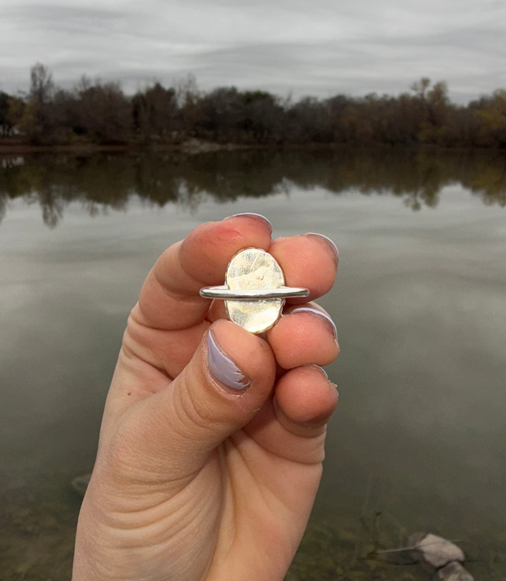Carnelian Flame Ring