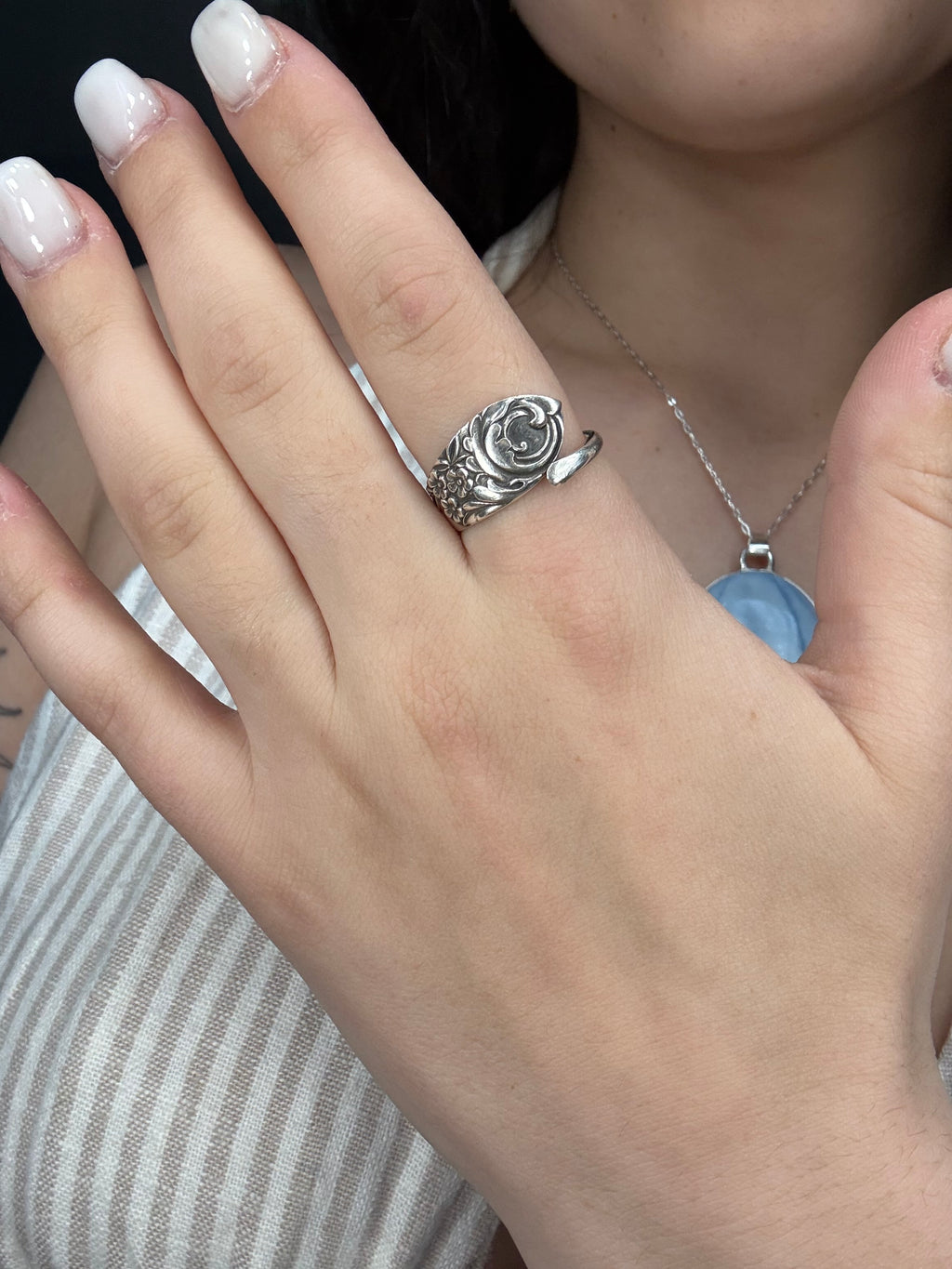 Moon Spell Spoon Ring