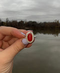 Carnelian Flame Ring