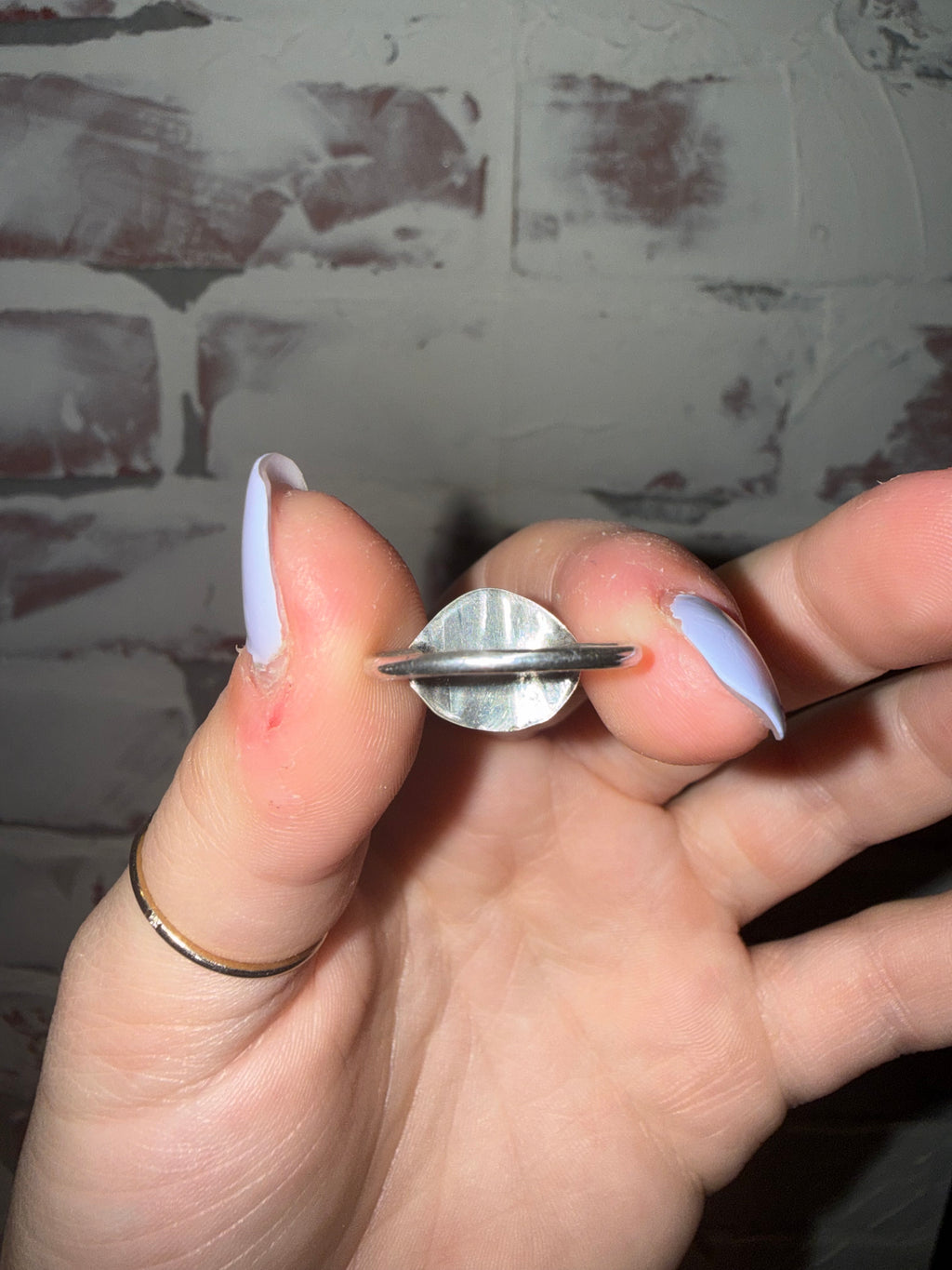 Silver Crescent Ring!