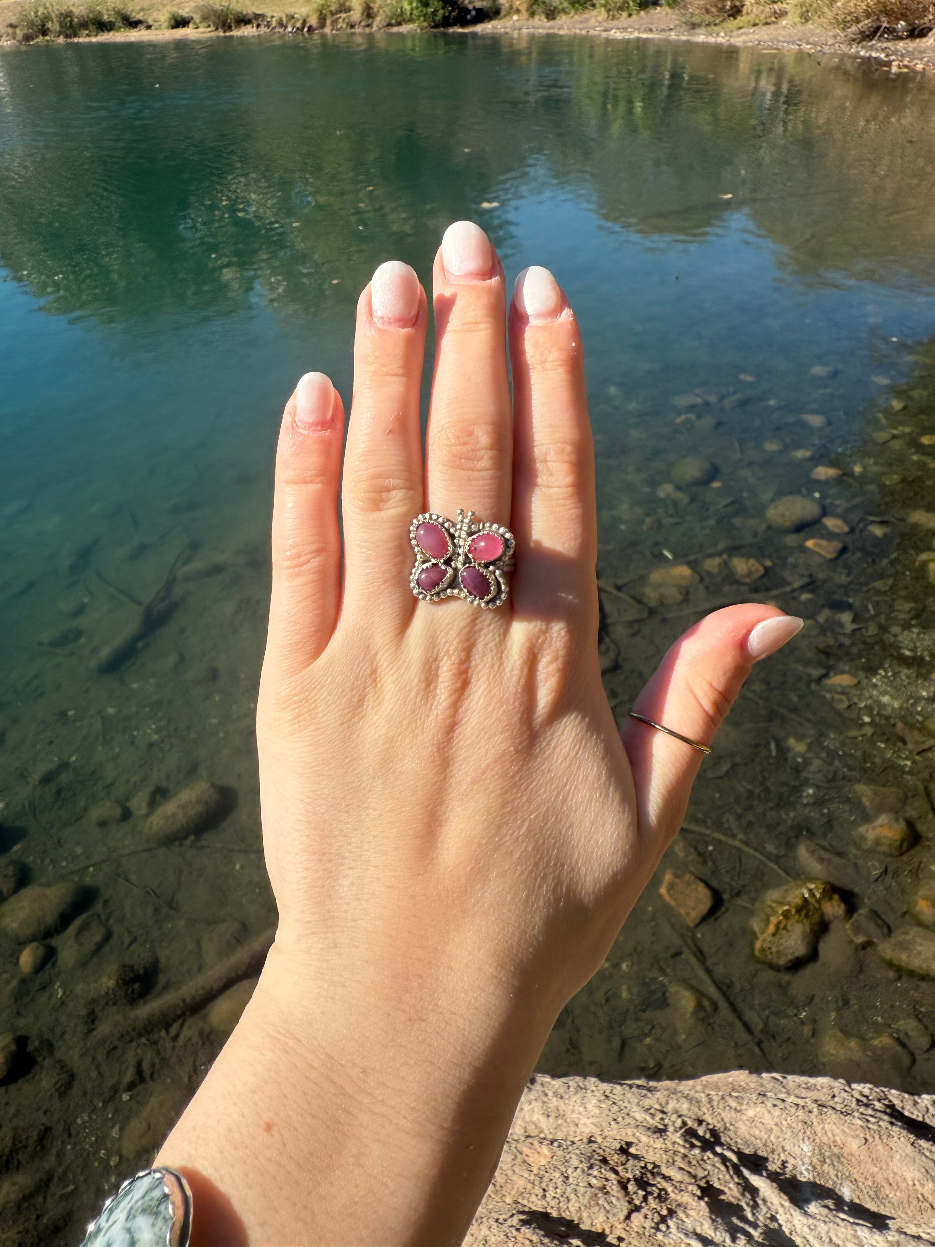 Ruby Wings Ring
