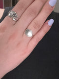 Silver Crescent Ring!