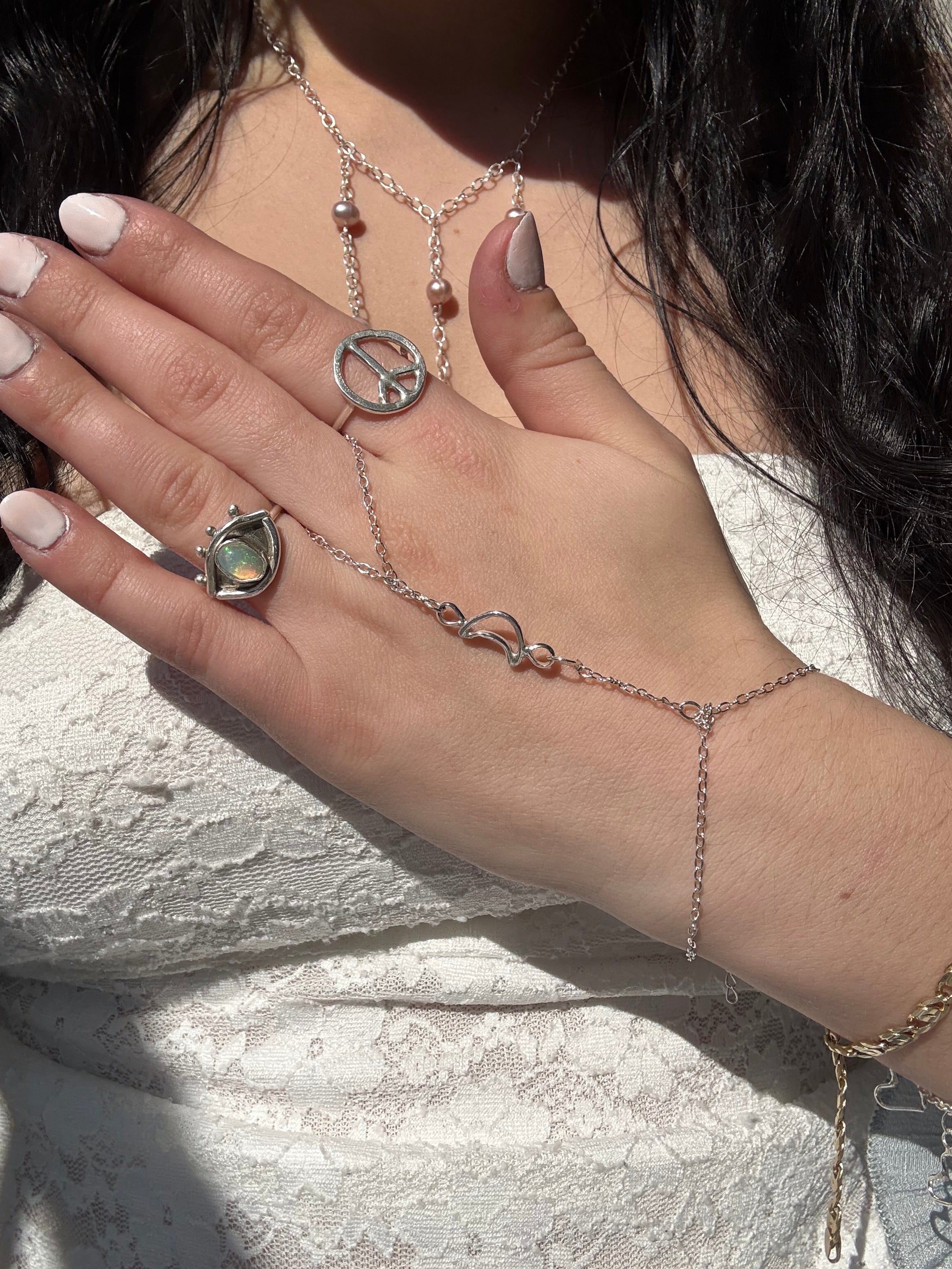 Glowing Moon Hand Chain