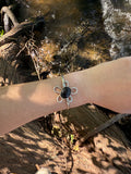 Black Onyx Funky Flower Cuff!