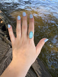 Larimar Marquise Queen of Hearts Ring!