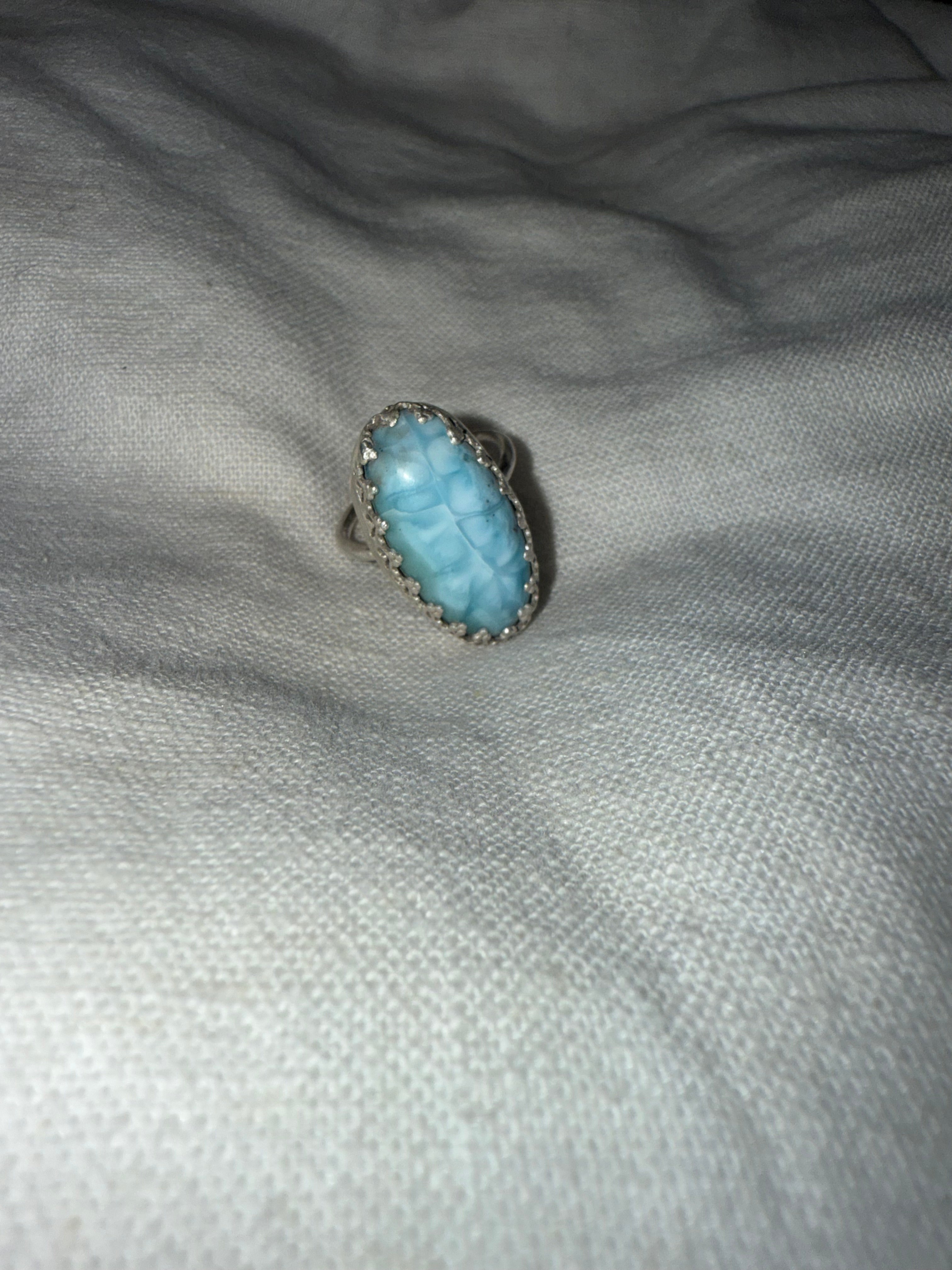 Larimar Marquise Queen of Hearts Ring!