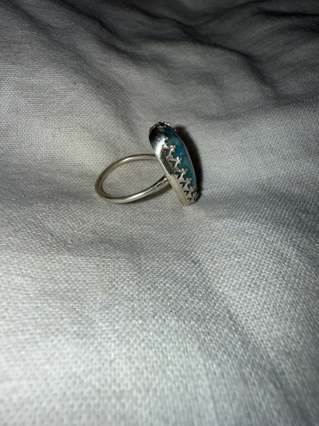 Larimar Marquise Queen of Hearts Ring!