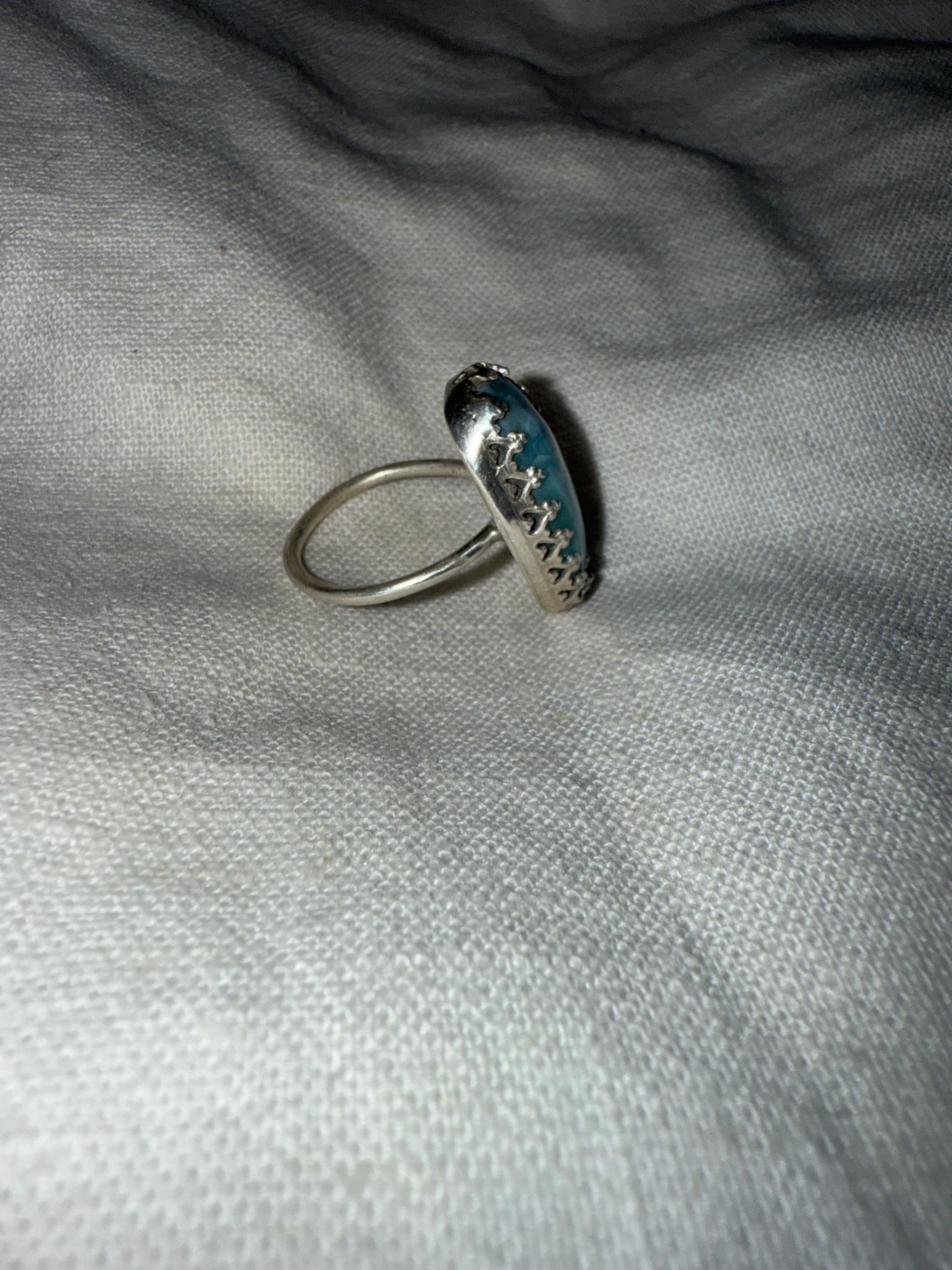 Larimar Marquise Queen of Hearts Ring!